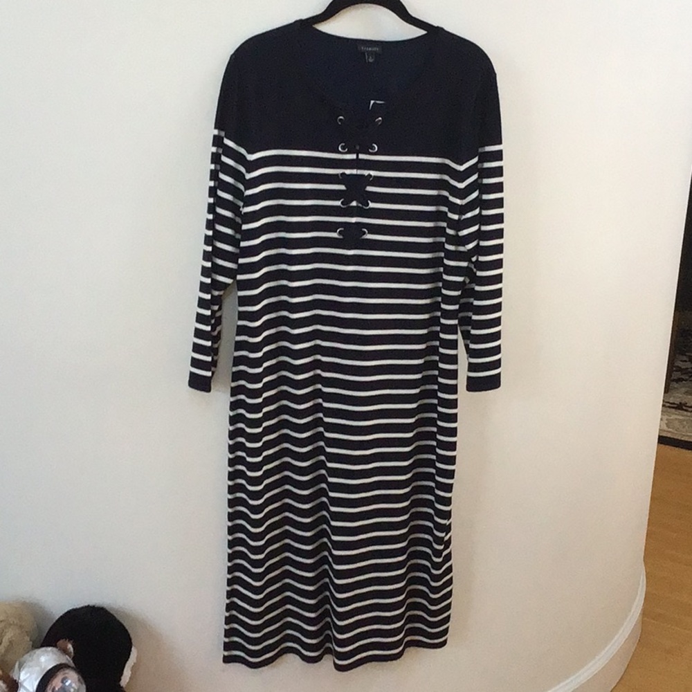 Beautiful blue strip dress